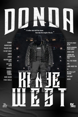 Kanye West 'Donda Tracklist' Poster