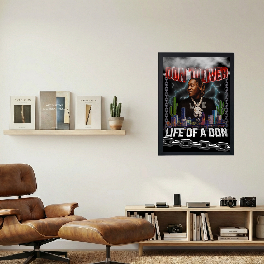 Don Toliver 'Life of a Don' Poster - Mockup 1