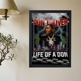 Don Toliver 'Life of a Don' Poster - Mockup 2