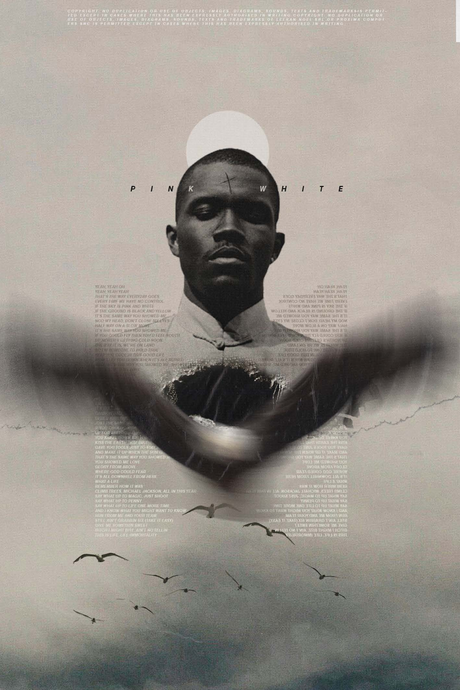 Frank Ocean 'Pink+White' Poster