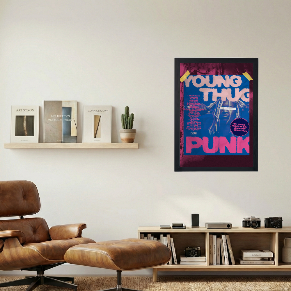 Young Thug 'PUNK' Poster - Mockup 1