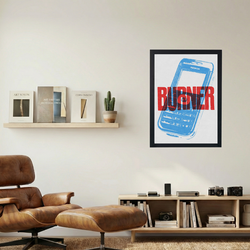 Nokia 'Burner' Poster - Mockup 1