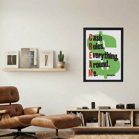 Wu-Tang Clan 'Cream White/Green' Poster - Mockup 1