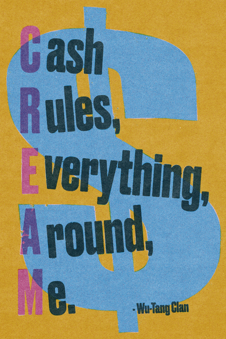 Wu-Tang Clan 'Cream Orange/Blue ' Poster