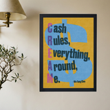 Wu-Tang Clan 'Cream Orange/Blue ' Poster - Mockup 2