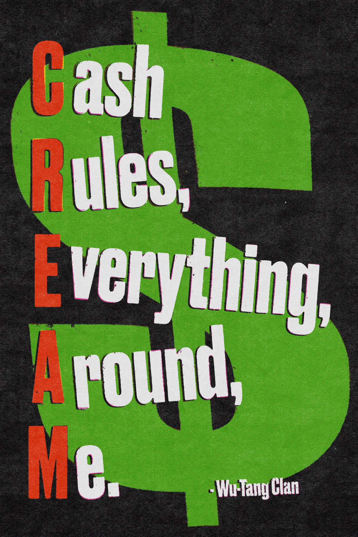 Wu-Tang Clan 'Cream Black/Green ' Poster