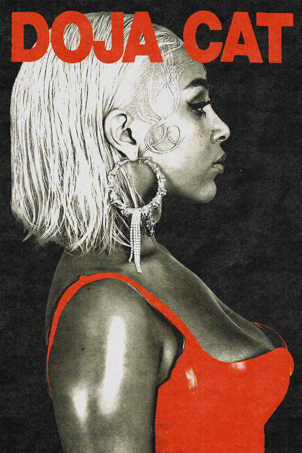 Doja Cat 'Red Dress ' Poster