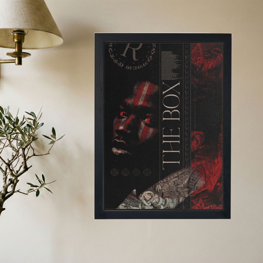 Roddy Ricch 'The Box' Poster - Mockup 2