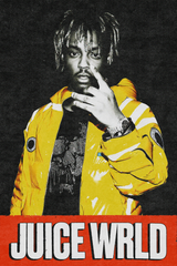 Juice Wrld 'Orange Jacket' Poster