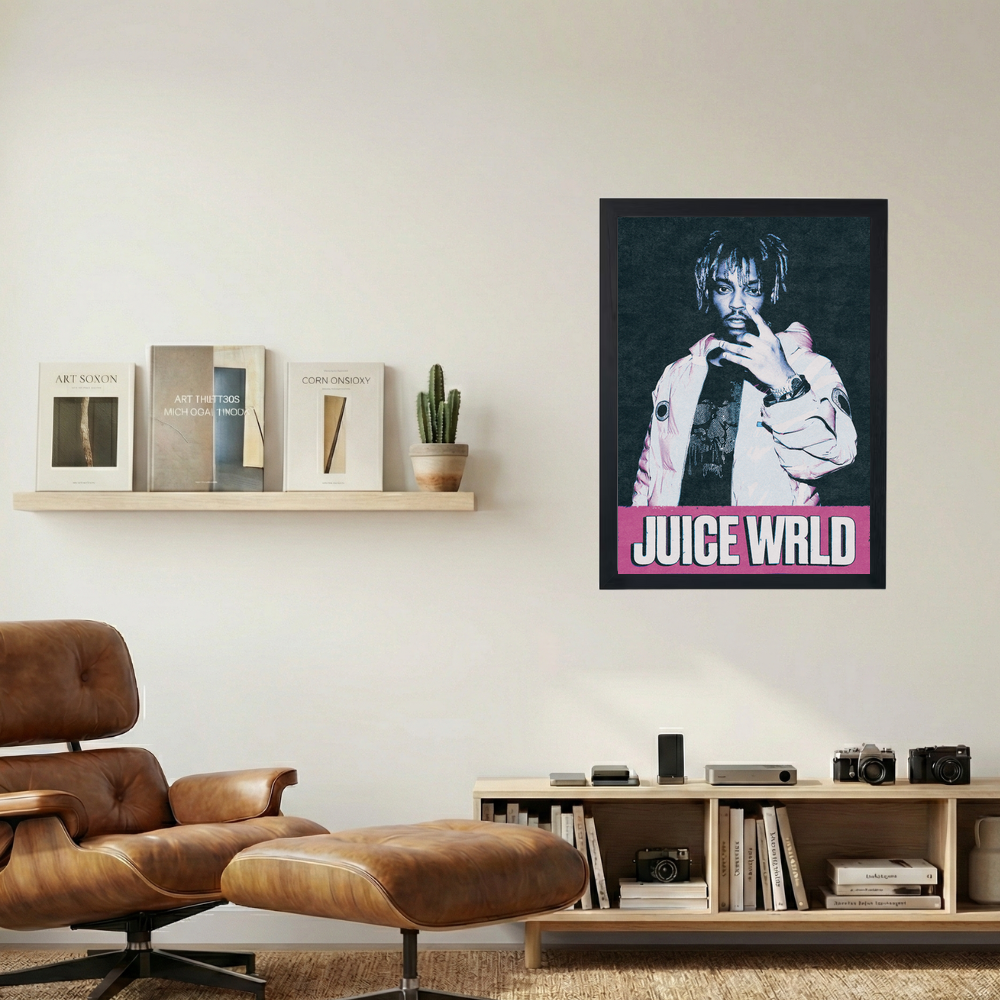 Juice Wrld 'Pink Jacket' Poster - Mockup 1
