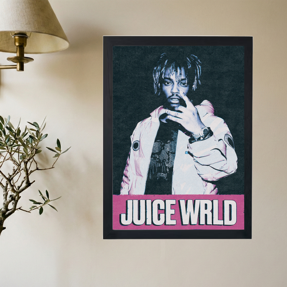 Juice Wrld 'Pink Jacket' Poster - Mockup 2