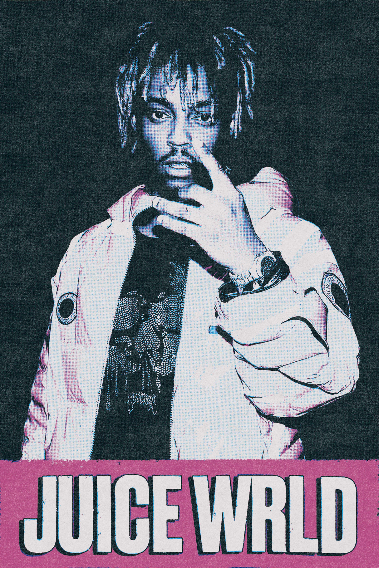 Juice Wrld 'Pink Jacket' Poster