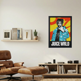 Juice Wrld 'Teal Jacket' Poster - Mockup 1