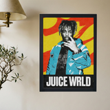 Juice Wrld 'Teal Jacket' Poster - Mockup 2