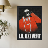 Lil Uzi Vert 'Red Jacket' Poster - Mockup 2