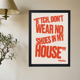 Roddy Ricch 'No Shoes White ' Poster - Mockup 2