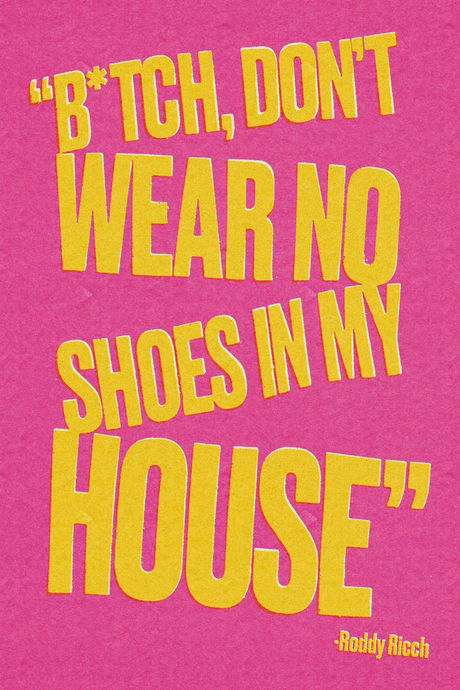 Roddy Ricch 'No Shoes Pink ' Poster