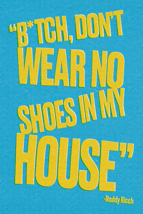 Roddy Ricch 'No Shoes Light Blue ' Poster