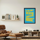 Roddy Ricch 'No Shoes Light Blue ' Poster - Mockup 1