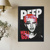 Lil Peep 'Hell Boy ' Poster - Mockup 2