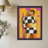 Rihanna 'RIRI Yellow' Poster - Mockup 2