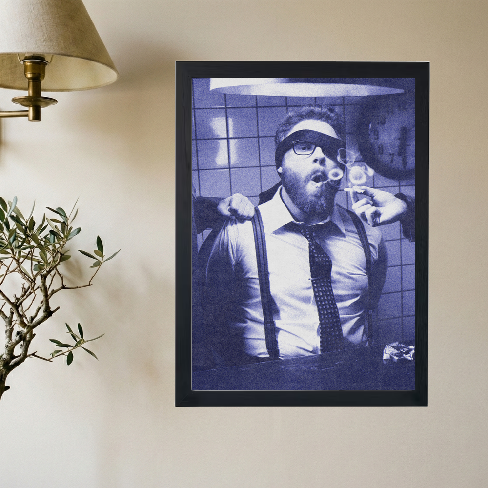 Seth Rogan 'Blowing O's' Poster - Mockup 2