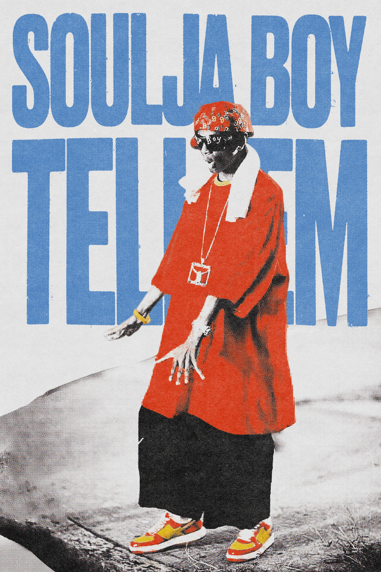 Soulja Boy 'Tell Em Blue' Poster