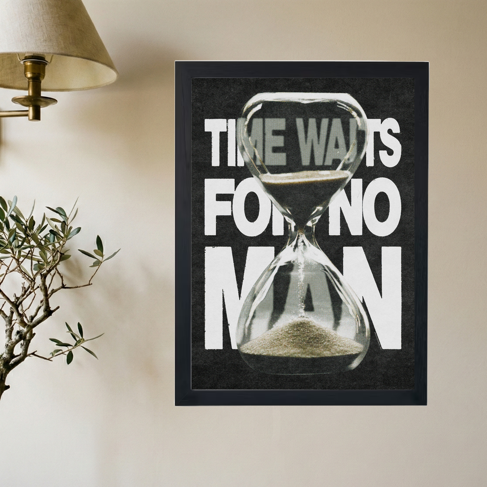 Time Waits' Poster - Mockup 2