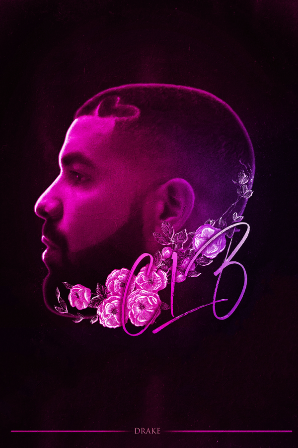 Drake 'Pink CLB' Poster