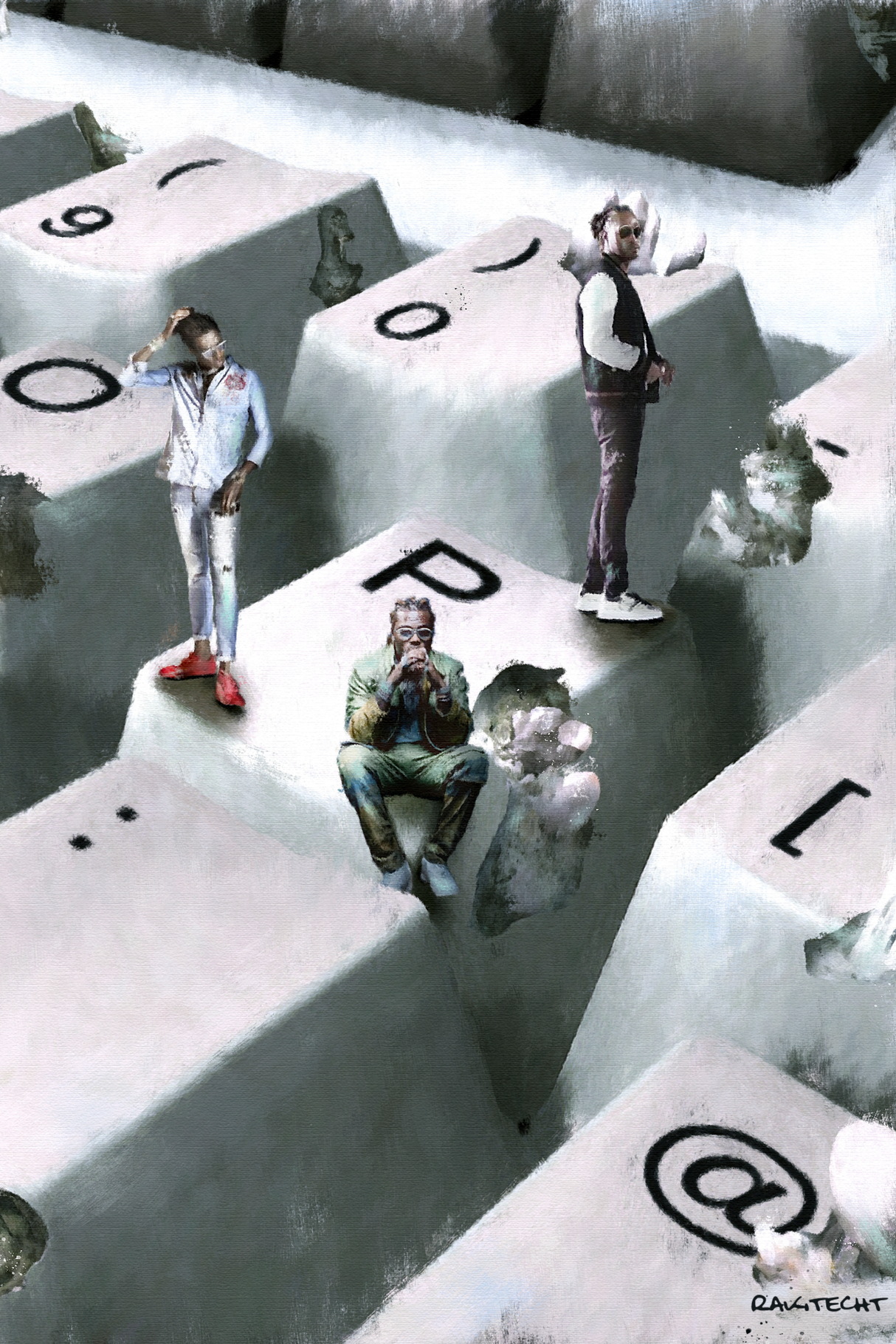 Gunna x Future x Young Thug 'Pushin P' Painting Poster