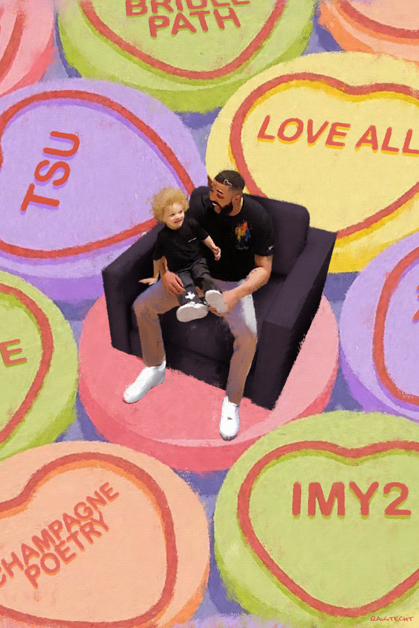 Drake 'Adonis Lover Boy' Painting Poster