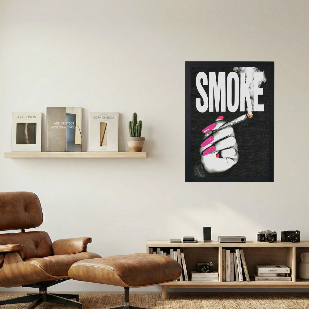 Blowing Smoke' Poster - Mockup 1