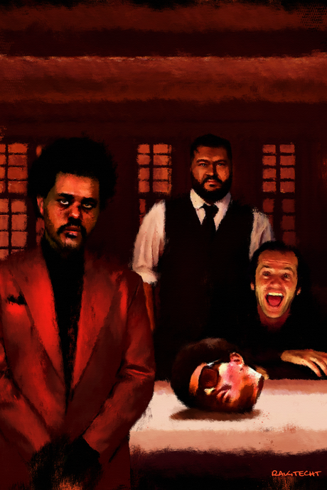 The Weeknd 'Scary Hours' Painting Poster