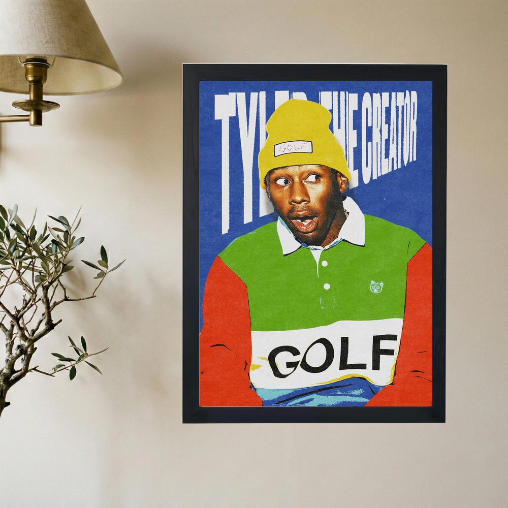 Tyler the Creator 'Astonished' Poster - Mockup 2