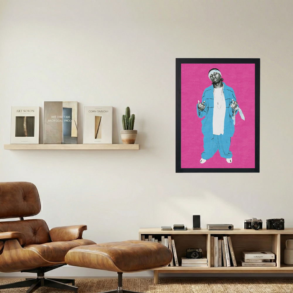 Lil Wayne 'OG Pink' Poster - Mockup 1