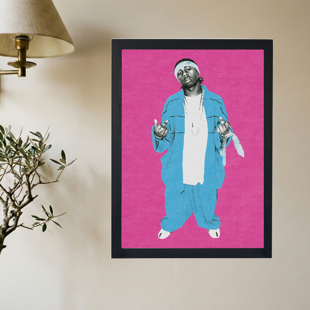 Lil Wayne 'OG Pink' Poster - Mockup 2