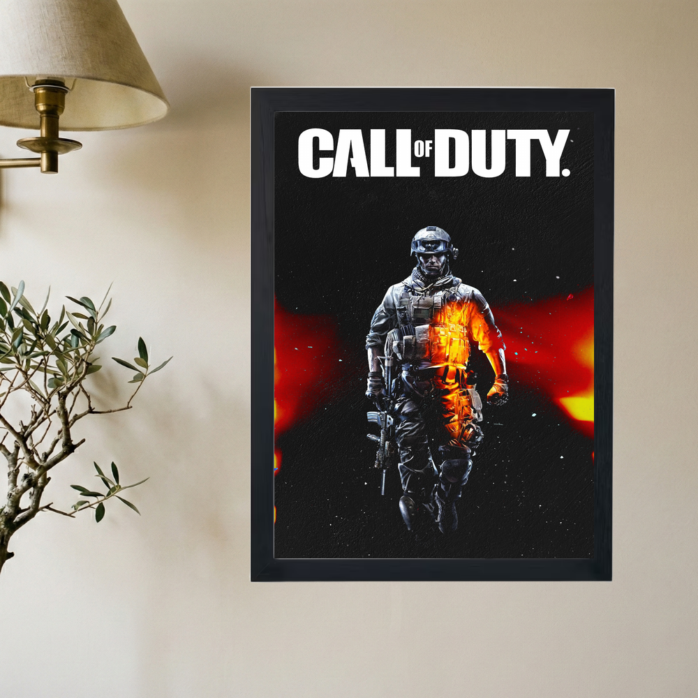 Call of Duty 'Warfare' Poster - Mockup 2