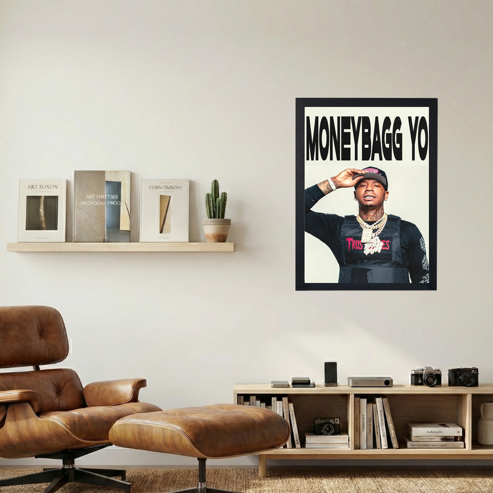 Moneybagg Yo 'Fitted' Poster - Mockup 1