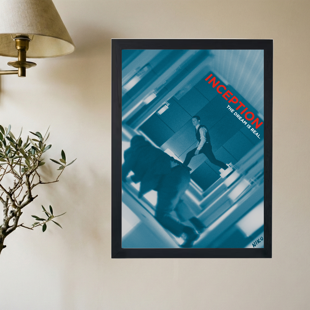 Inception 'Dream is Real' Poster - Mockup 2