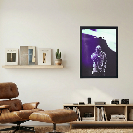 Kendrick Lamar 'Compton Image' Poster - Mockup 1