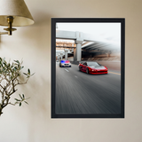 JDM 'High Speed Chase' Poster - Mockup 2