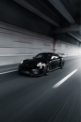 Porsche 911 'Murdered Out' Poster