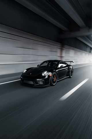 Porsche 911 'Murdered Out' Poster