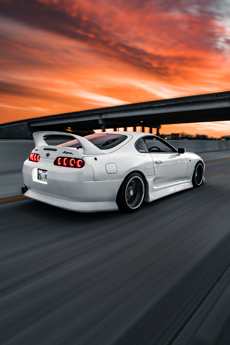 Toyota Supra 'Sunset' Poster