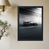 Porsche 911 'Zoomin' Poster - Mockup 2