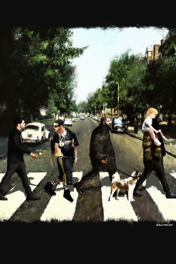 Drake 'More Slaps Than The Beatles' Painting Poster