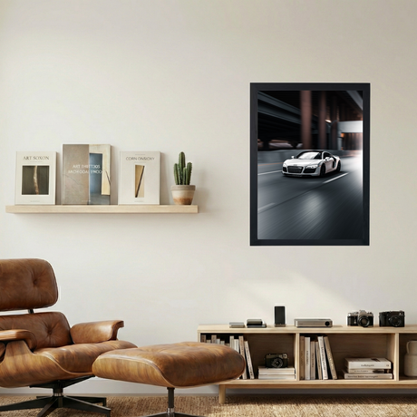 Audi R8 'Rollin' Poster - Mockup 1
