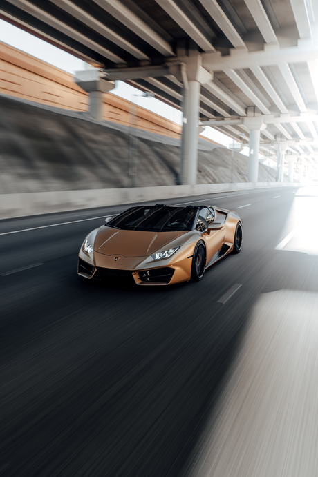 Lamborghini 'Roof Gone' Poster - Mockup 1