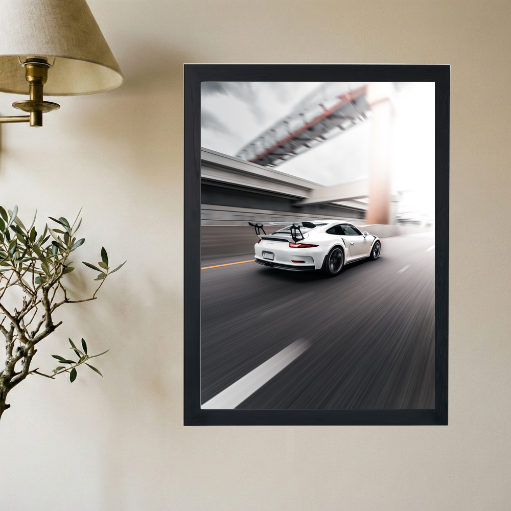 Porsche 911 GT3 RS 'Speed Demon' Poster - Mockup 2