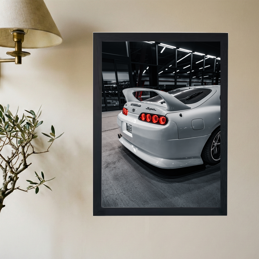 Toyota Supra Poster - Mockup 2